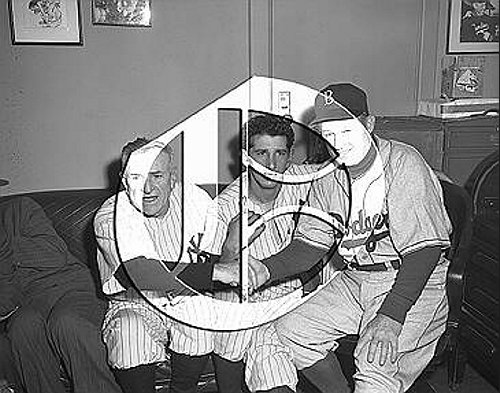 Casey Stengel, Billy Martin and Chuck Dressen53N0122